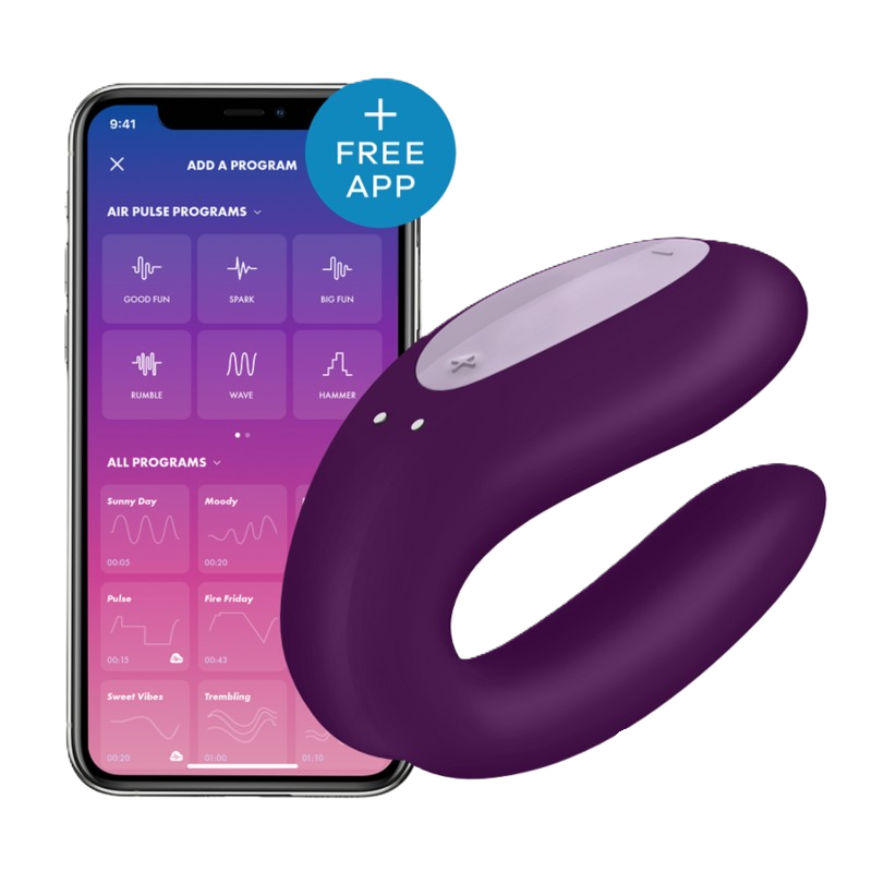 Satisfyer Double Joy con la app de control