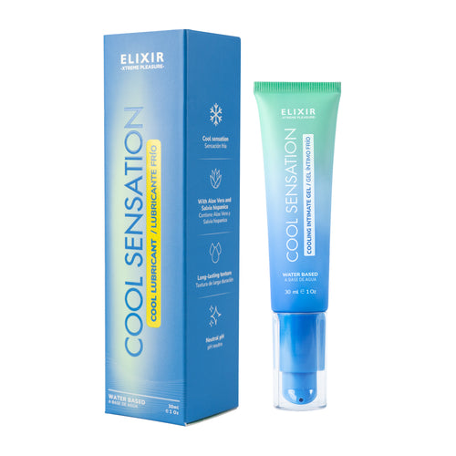 Elixir Cool Sensation lubricante efecto frío, 30 ml con su caja