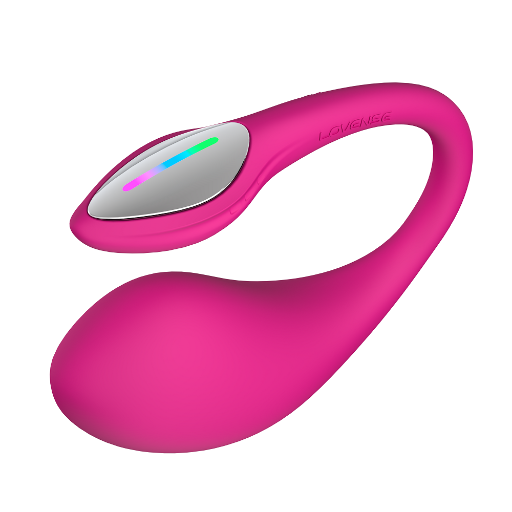 Lovense Lush 4 con luz LED multicolor en la base