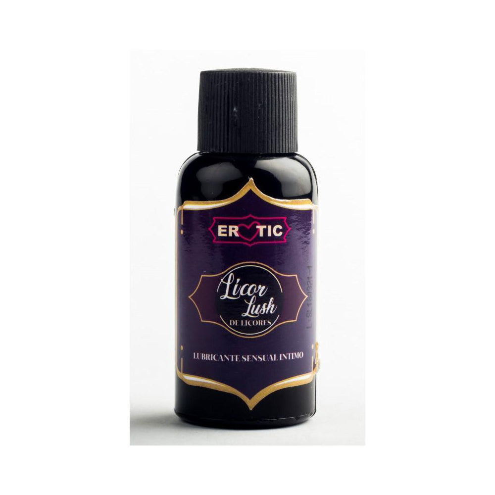 Licor Lush lubricante comestible efecto calor de Erotic, frasco