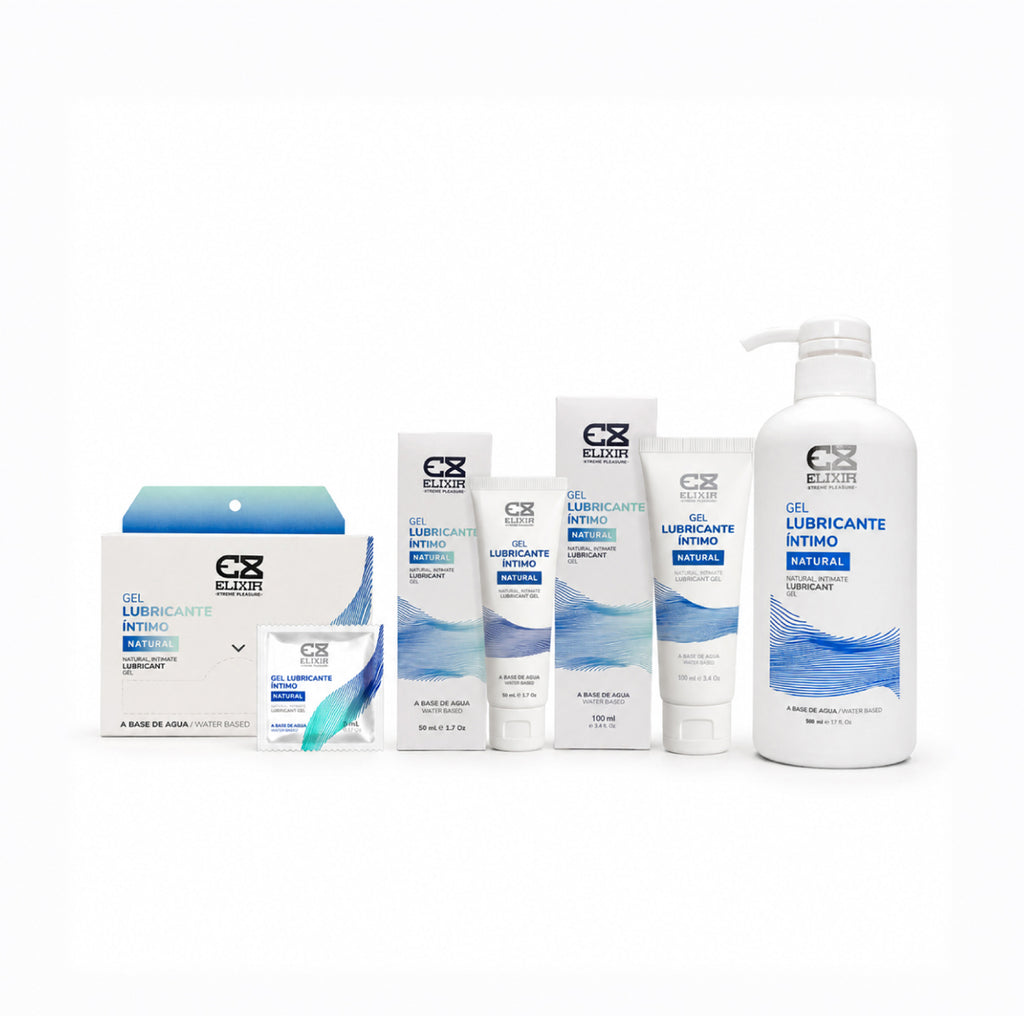 Línea completa del lubricante íntimo Natural de Elixir