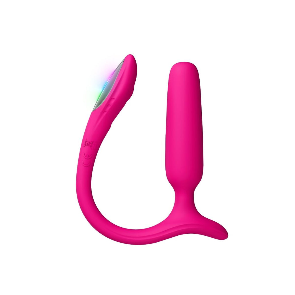 Lovense Lush Anal con cola LED encendida