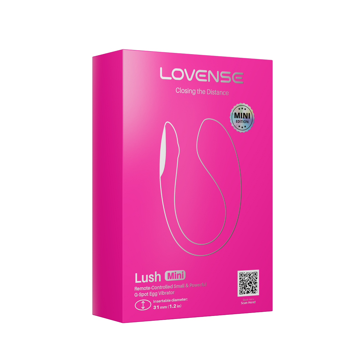 Lovense Lush Mini en su caja original