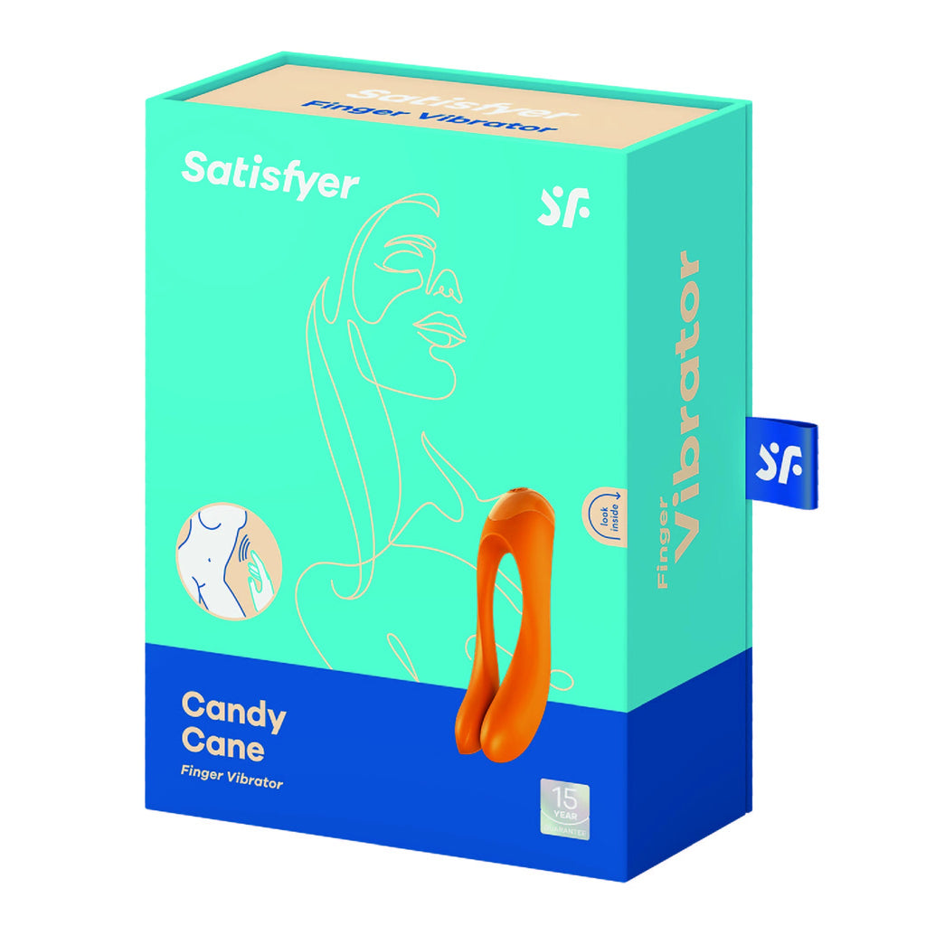 Caja del Satisfyer Candy Cane naranja