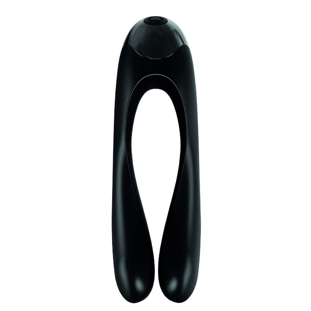 Satisfyer Candy Cane negro, vibrador de dedo
