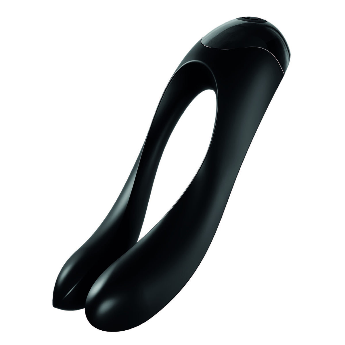 Satisfyer Candy Cane negro vista lateral