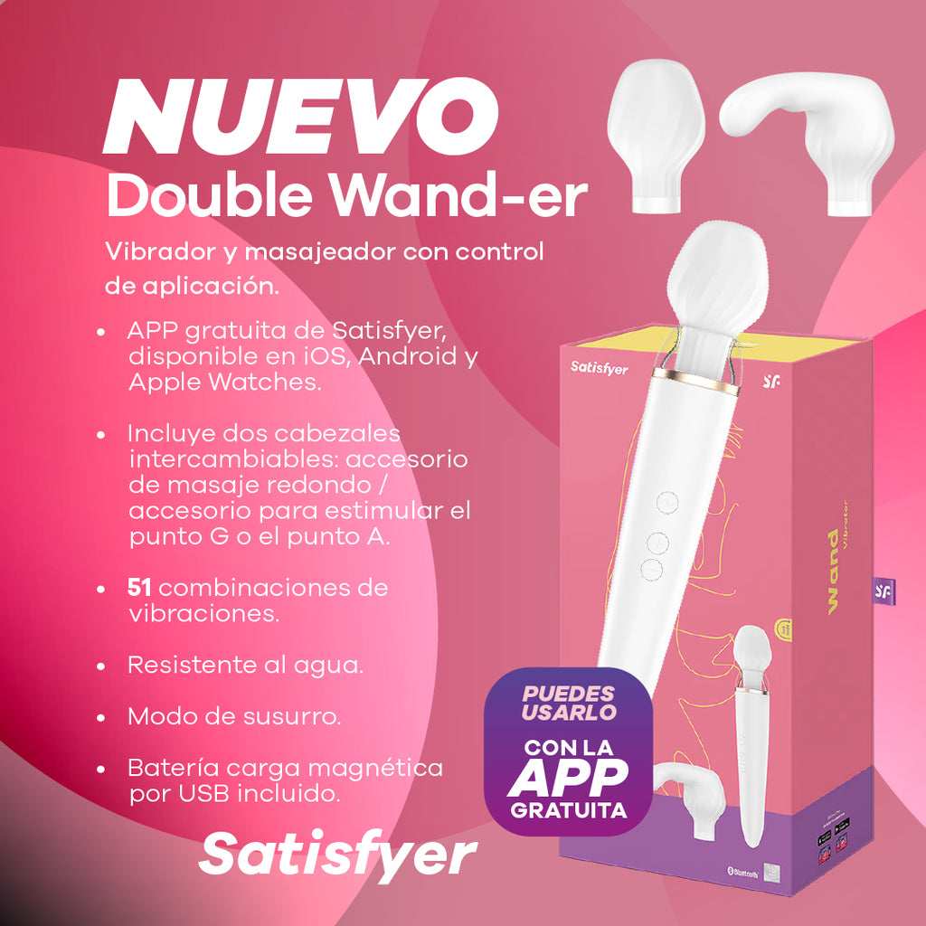 Satisfyer Double Wand-er (con App)