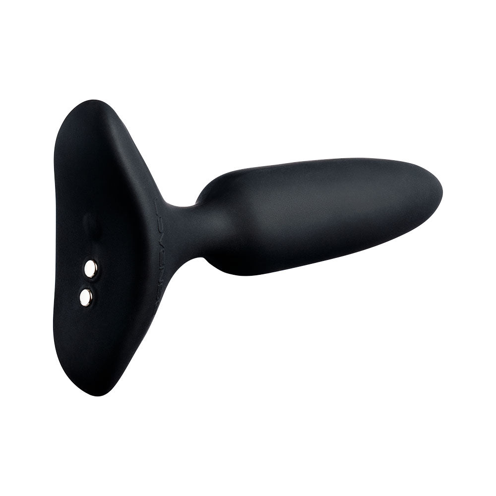Lovense Hush 2 vista lateral con base acampanada