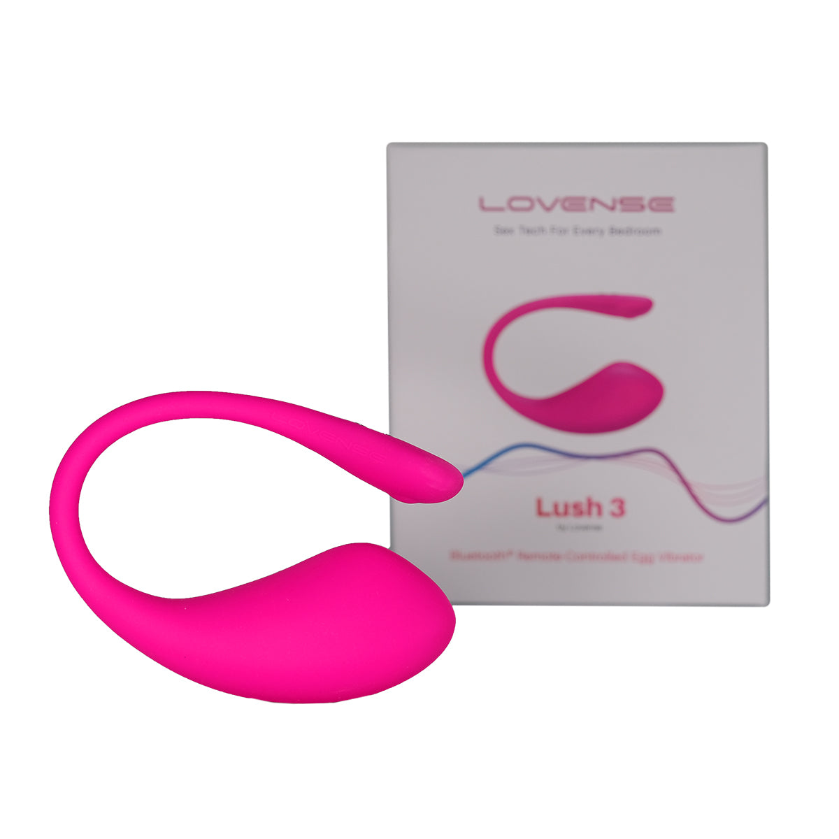 Lovense Lush 3 junto a su caja
