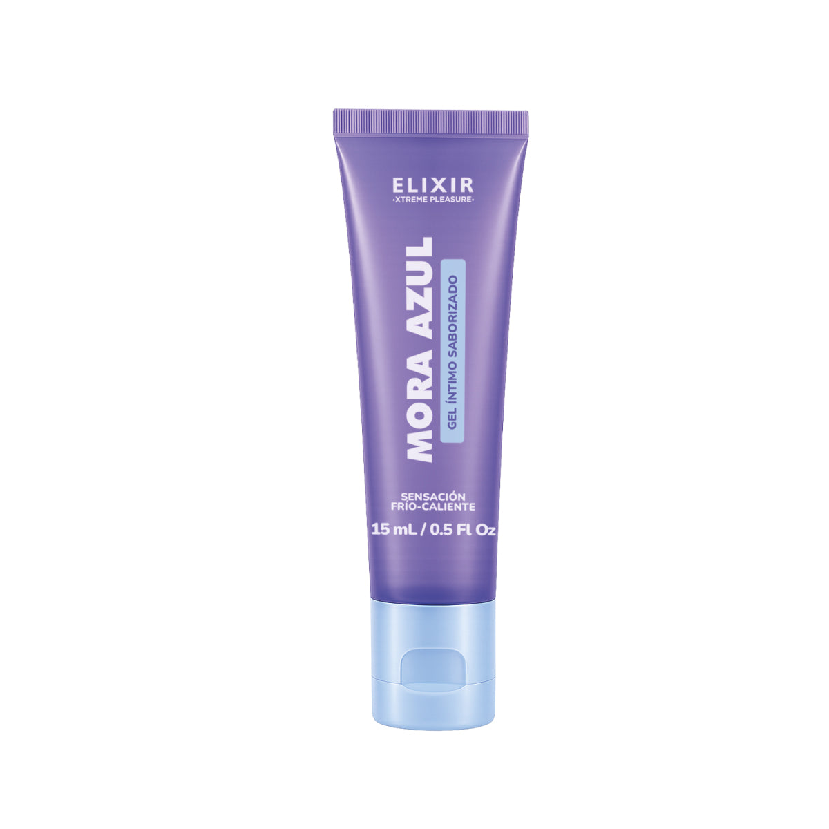 Elixir lubricante saborizado mora azul, tubo de 15 ml