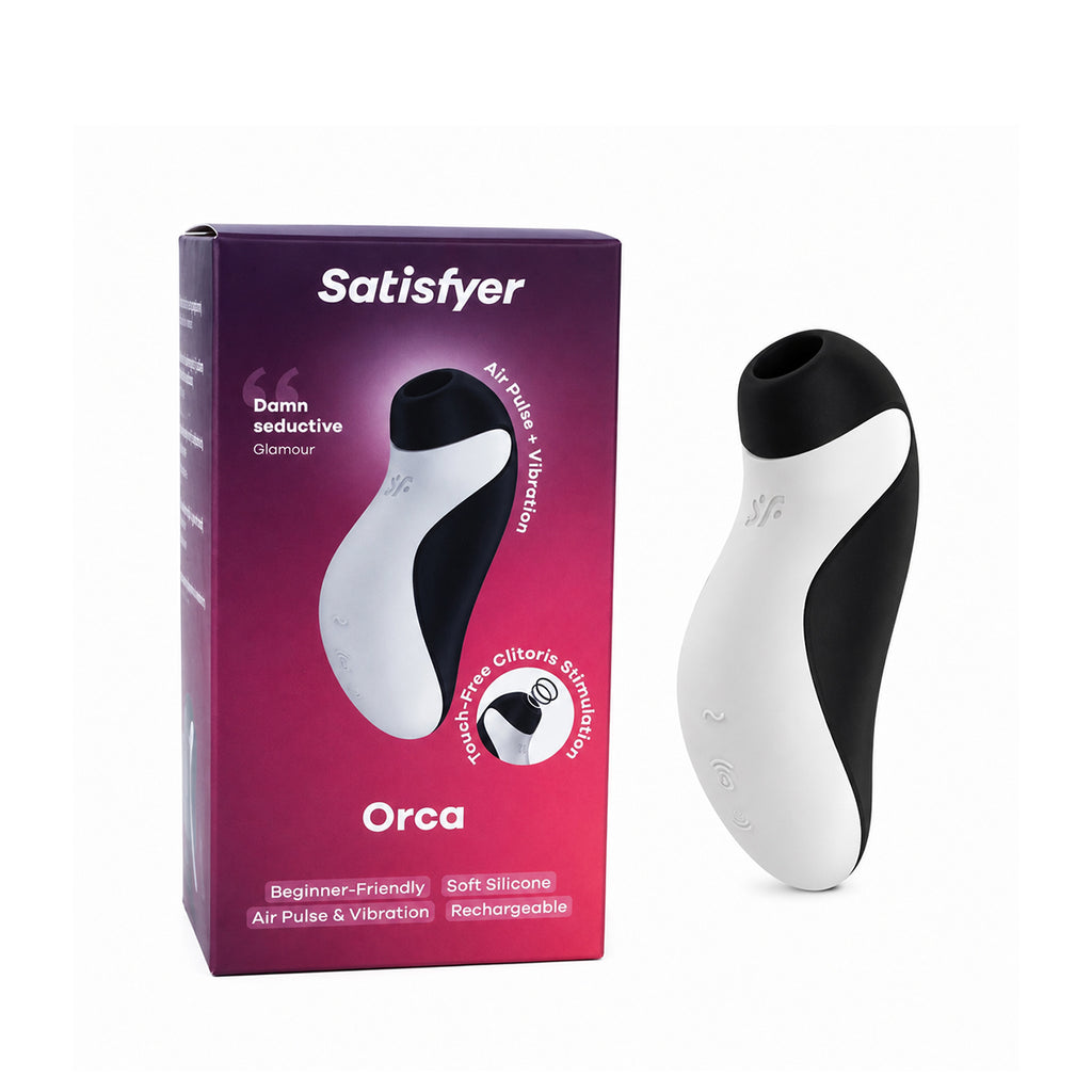 Satisfyer Orca junto a su caja