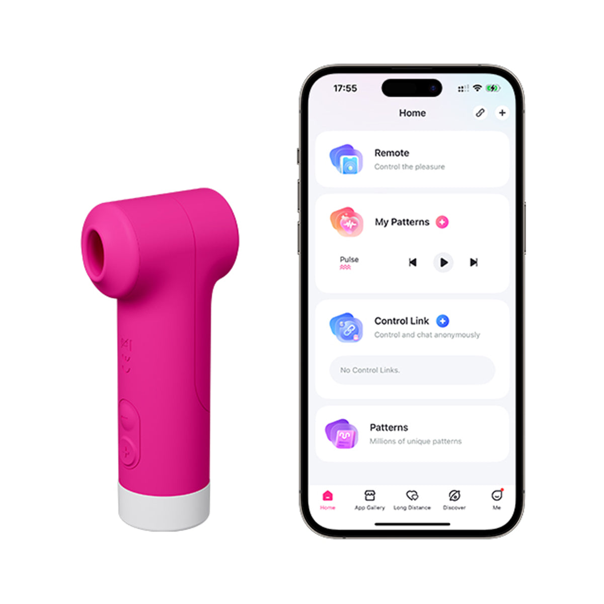 Lovense Fizz junto a la app Lovense Remote