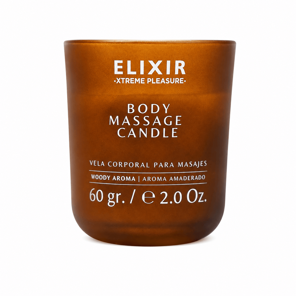 Elixir vela para masajes aroma amaderado, 60 g