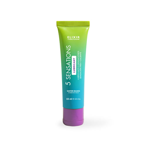 Elixir lubricante 5 Sensaciones, tubo de 15 ml