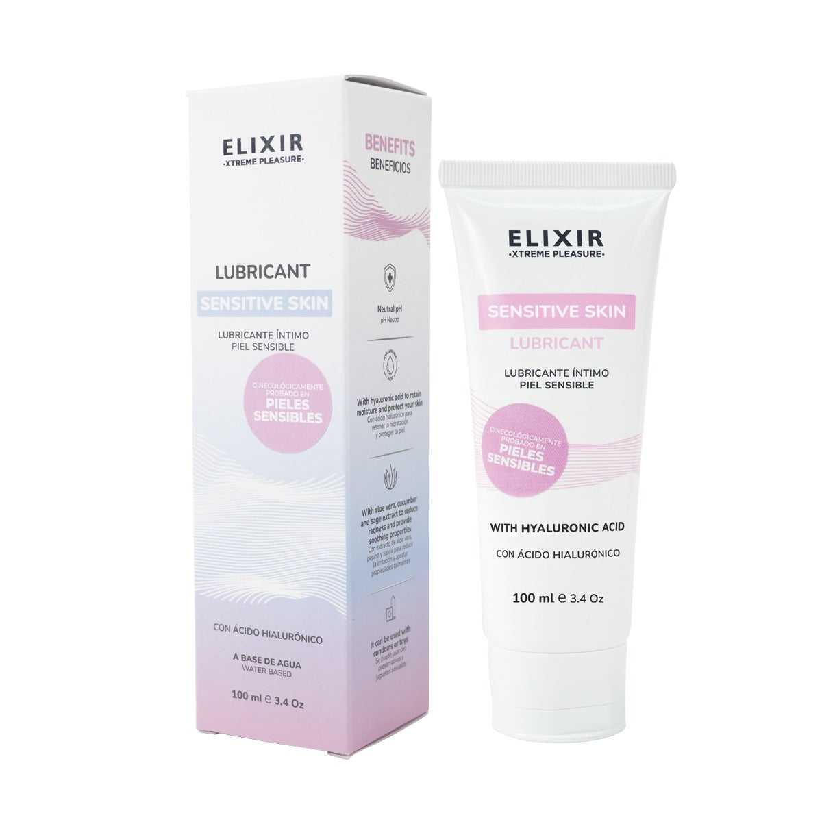 Elixir lubricante íntimo para piel sensible, 100 ml
