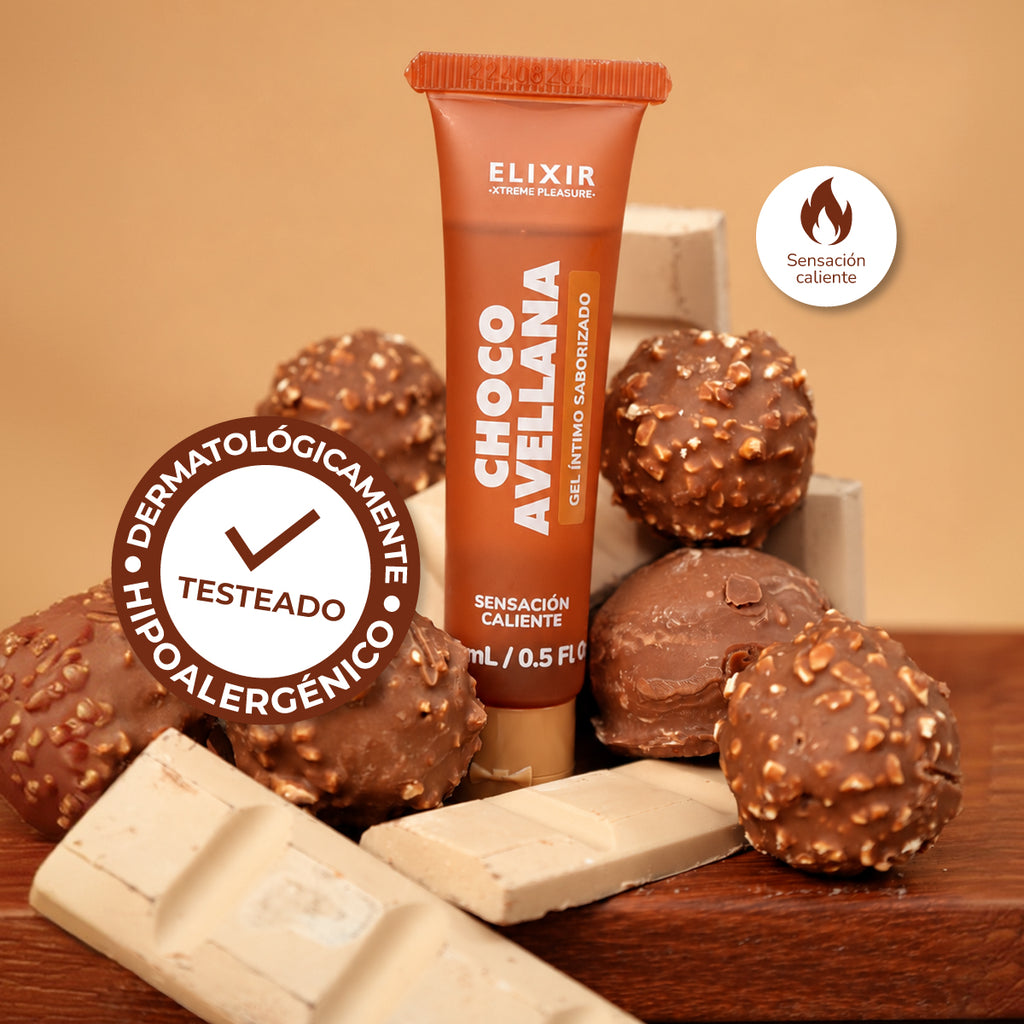 Lubricante saborizado Elixir sabor choco avellana