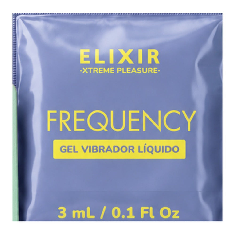 Elixir Frequency gel vibrador líquido, sachet individual