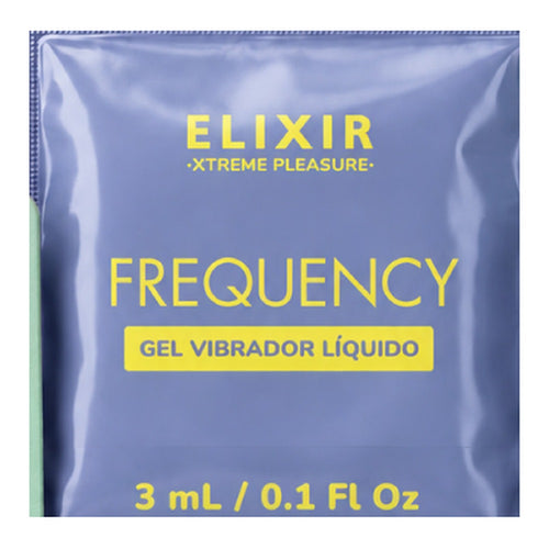 Elixir Frequency gel vibrador líquido, sachet individual